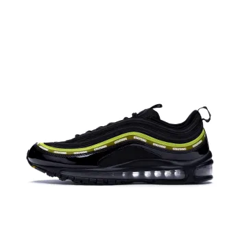 UNDEFEATED x Nike Air Max 97 Cushioned Slip Resistant Low Top Air Cushion Running Shoes Men's Black Yellow