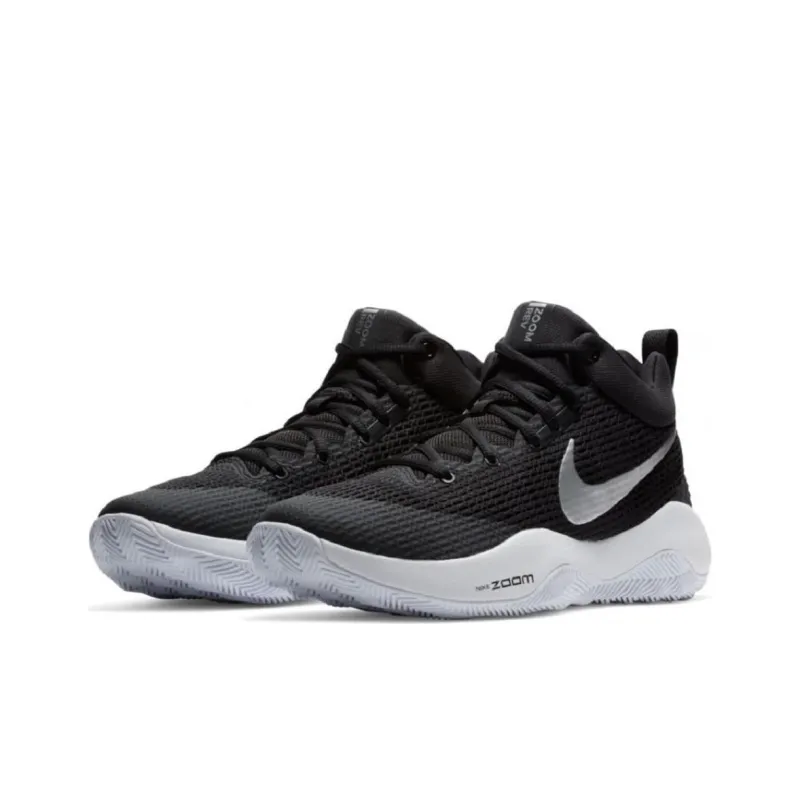 Nike Zoom Rev Tb Black Metallic Silver-1