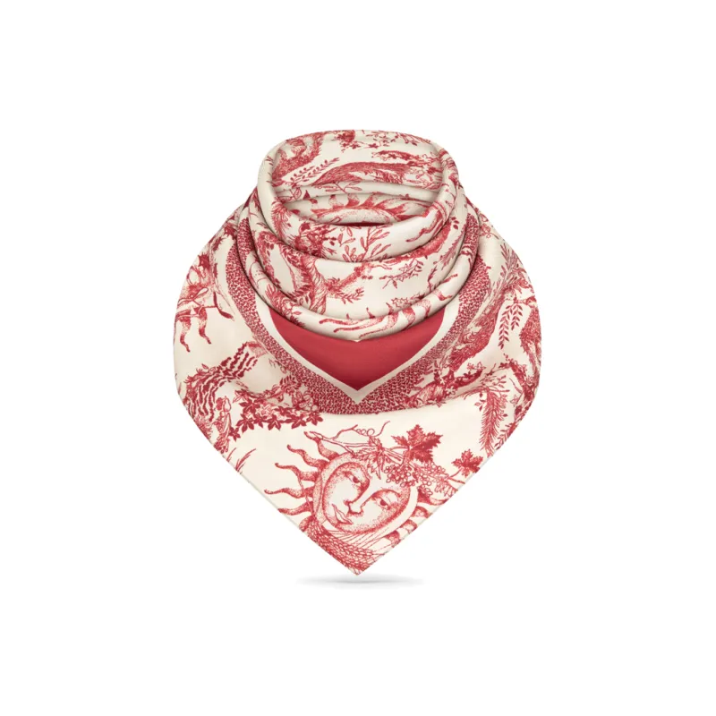DIOR Silk Scarves Women's-1