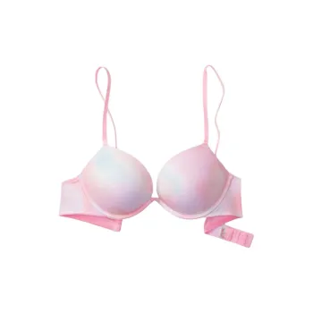 Victoria's Secret PINK 2805 Gathering Style WEAR EVERYWHERE PUSH-UP BRA Collection Bra Women's Sunset Pink