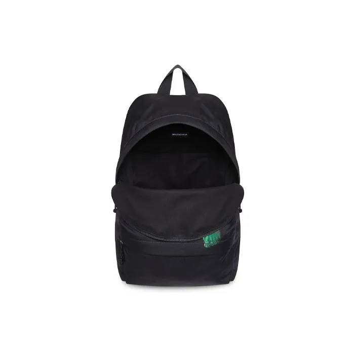 Balenciaga Recycled Nylon Backpack Men's Black-2
