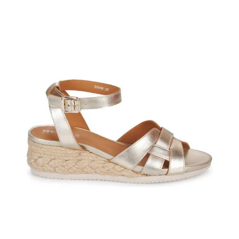 GEOX Strap Sandals Women's Gold-1