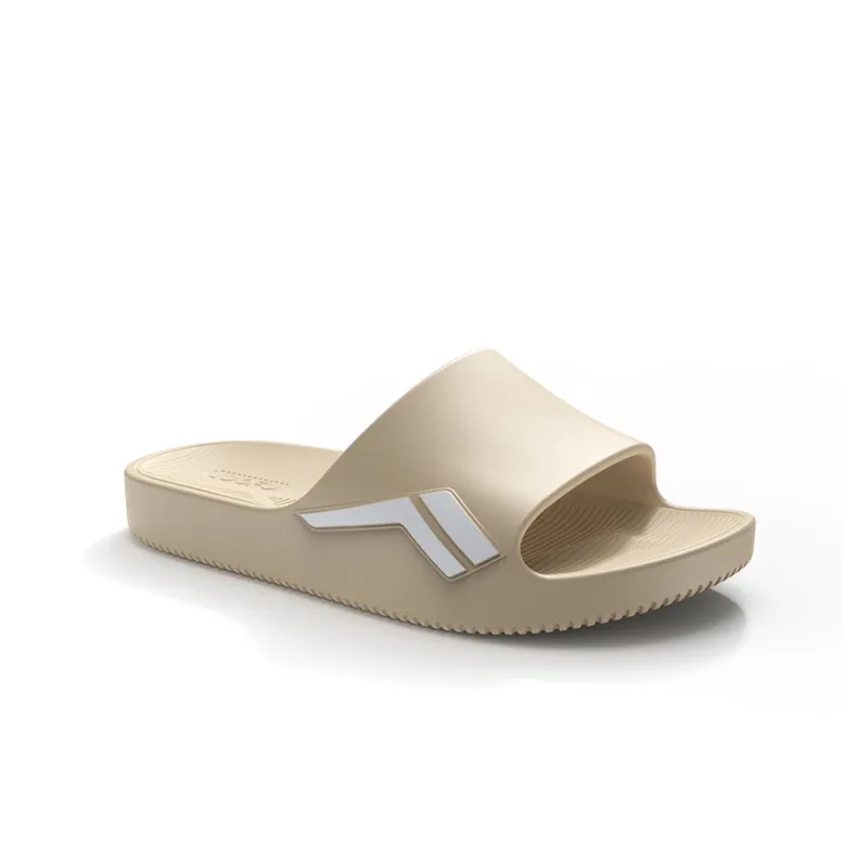 LUOFU Quiet Slide Slippers Men's Black White-1
