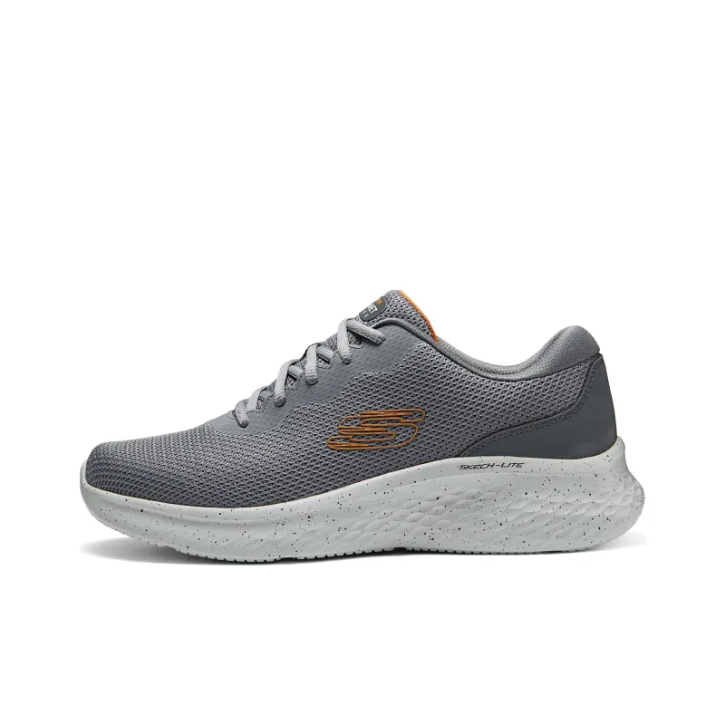 Skechers Skech Lite Pro Breathable Impact Resistant Lightweight Low Top Casual Running Shoes Men's Gray-1