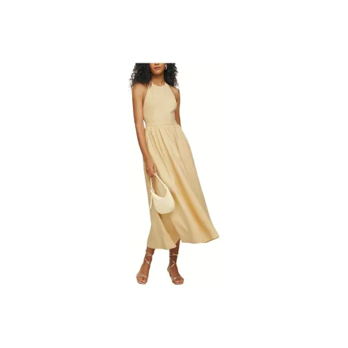 Reformation Slip Dresses Women's Dry Cheese Color