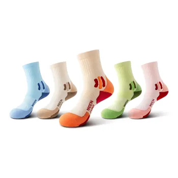 Taste The Color Basketball Socks Women's 5 Pack
