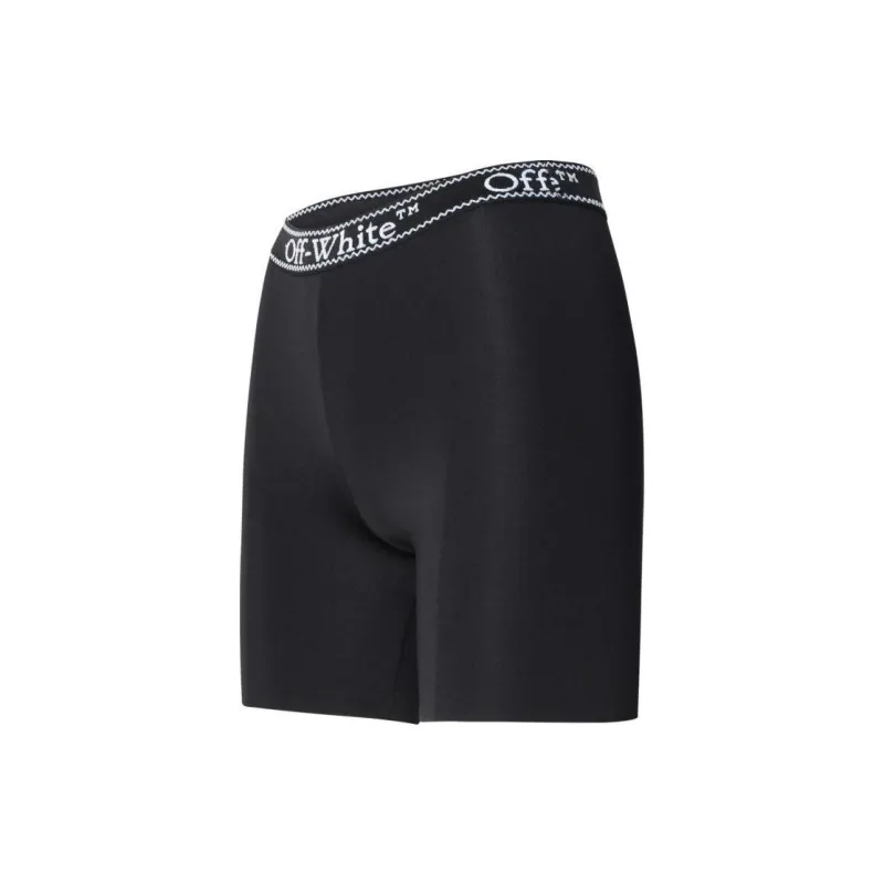 OFF WHITE Casual Shorts, Regular Fit Women's Black-2