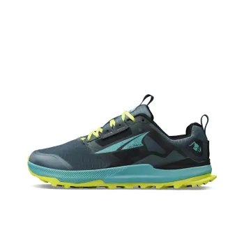 Altra Cushioning, Slip Resistant, And Abrasion Resistant Low Top Trail Running Shoes Men's Black Green