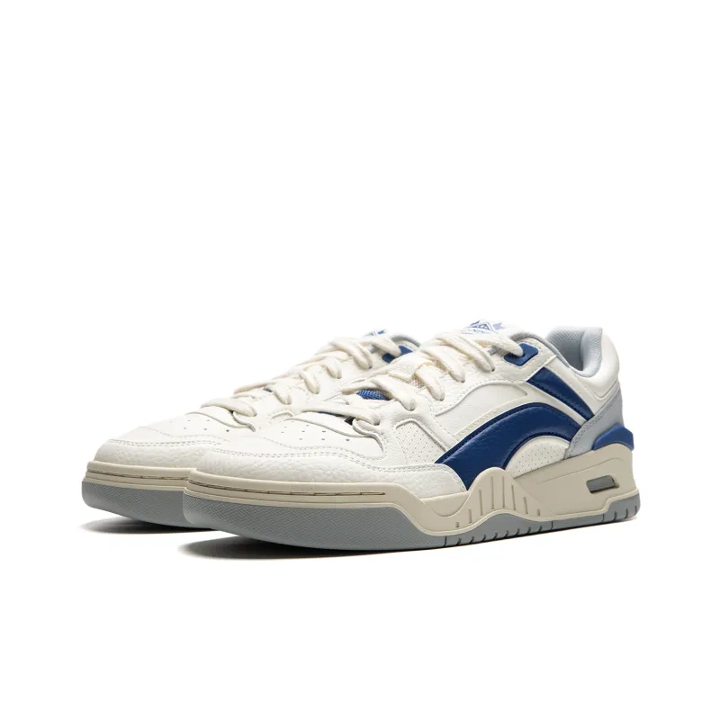 LiNing Moon White 2.0 Anti-Slip And Wear-Resistant Breathable Low-Top Skateboard Shoes Men's White Blue-2