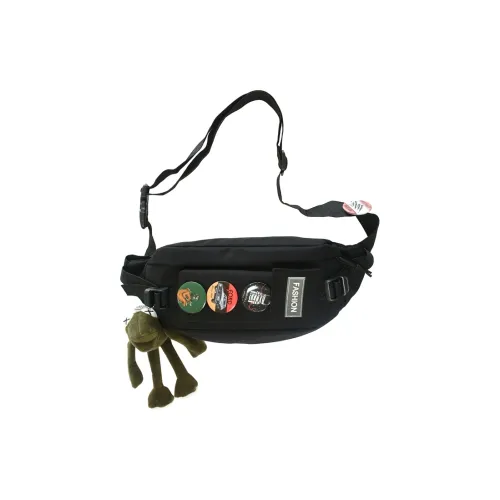 Parker Bear Nylon Crossbody Bag, Cell Phone Coin Purse, Sling Bag Regular Unisex Multicolor