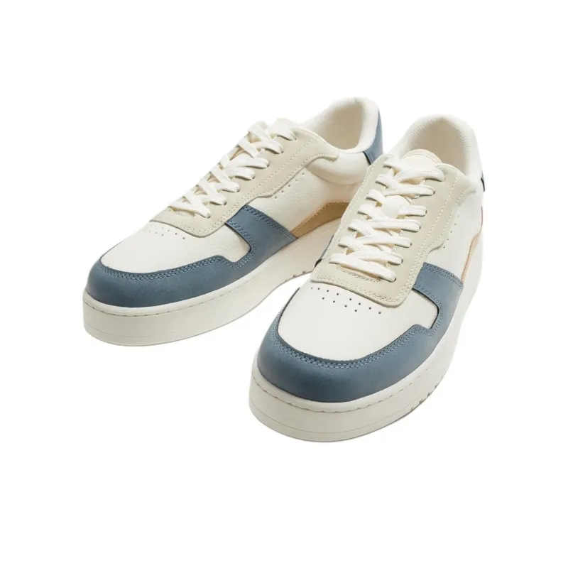 ZARA Low-Top Skateboard Shoes Men's Marine Blue-1