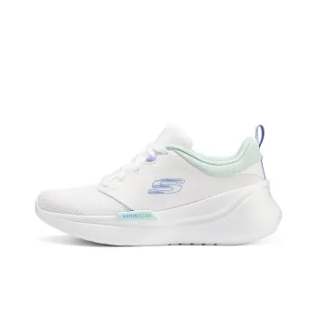 Skechers Slip Resistant And Breathable Low Top Casual Running Shoes Women's White Blue