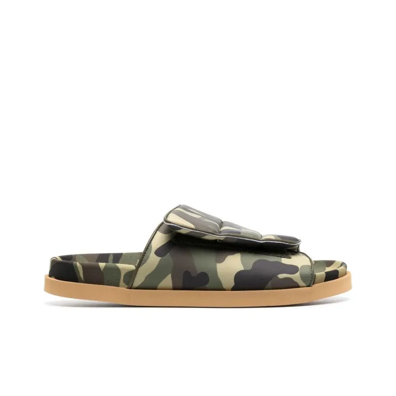 GIABORGHINI Camouflage-print Platform Sandals-1
