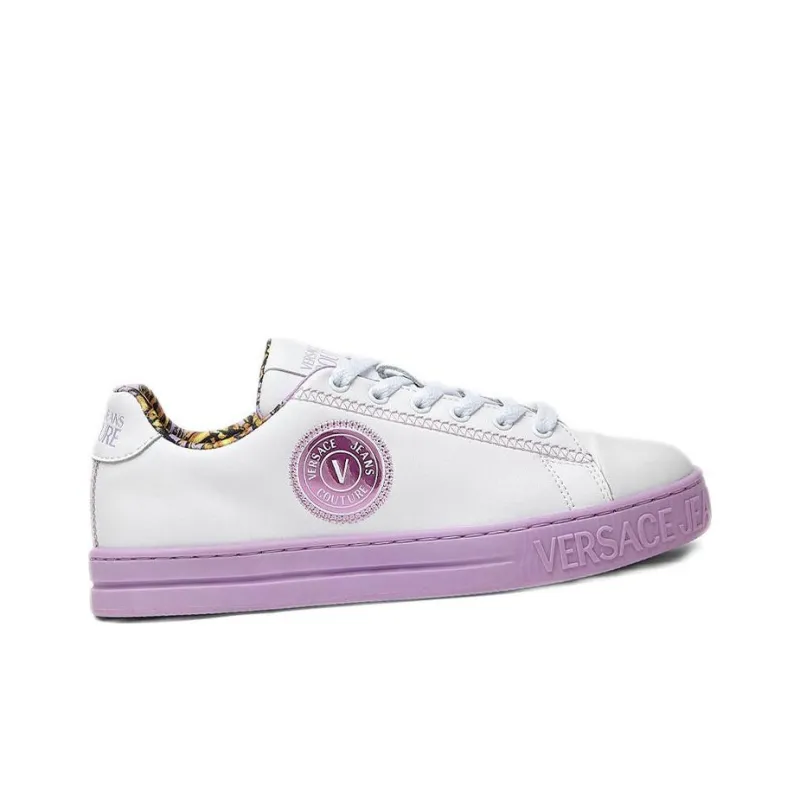 VERSACE Court 88 Low Top Stylish Skateboarding Shoes Women's Light Purple-2