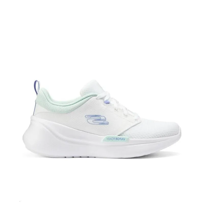 Skechers Slip Resistant And Breathable Low Top Casual Running Shoes Women's White Blue-1