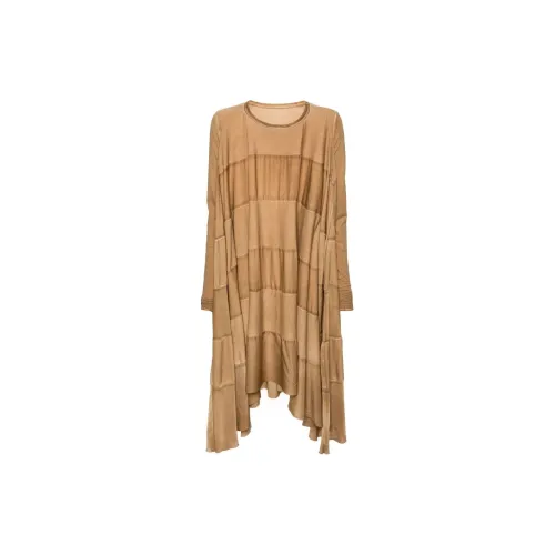 UMA WANG Long-Sleeved Dresses Women's Brown