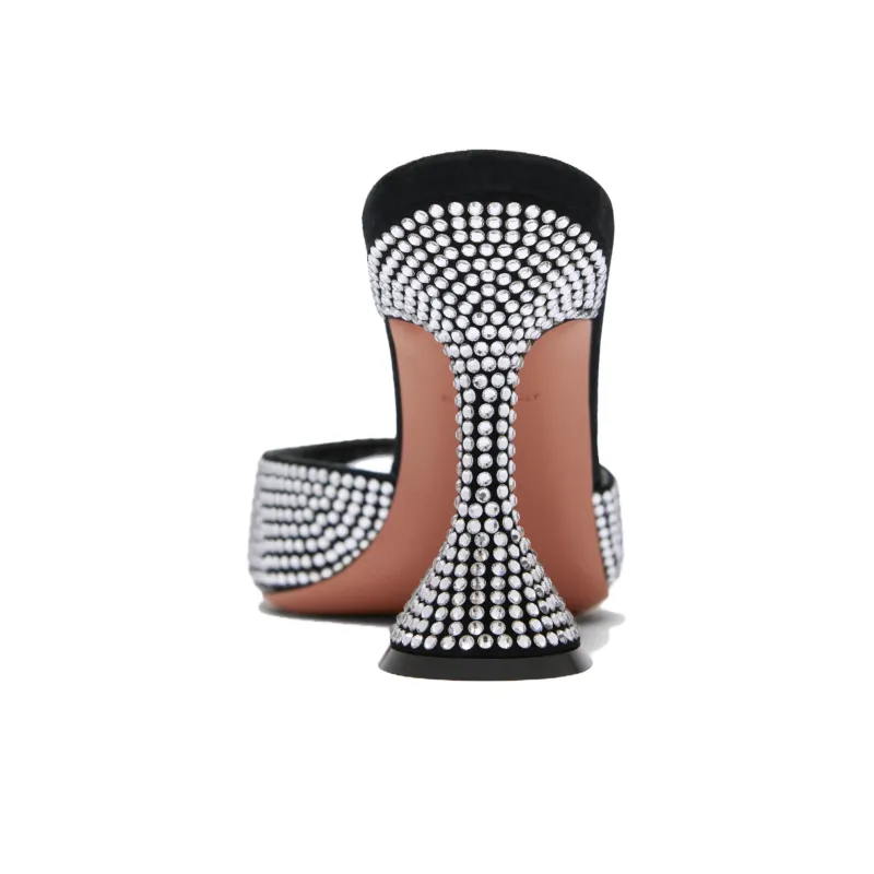 AMINA MUADDI Slide Slippers Women's Silver-4
