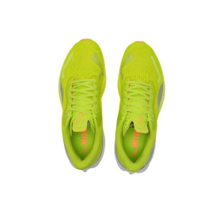 PUMA Velocity Nitro 3 Durable Breathable Low Top Casual Running Shoes Men's Green-3
