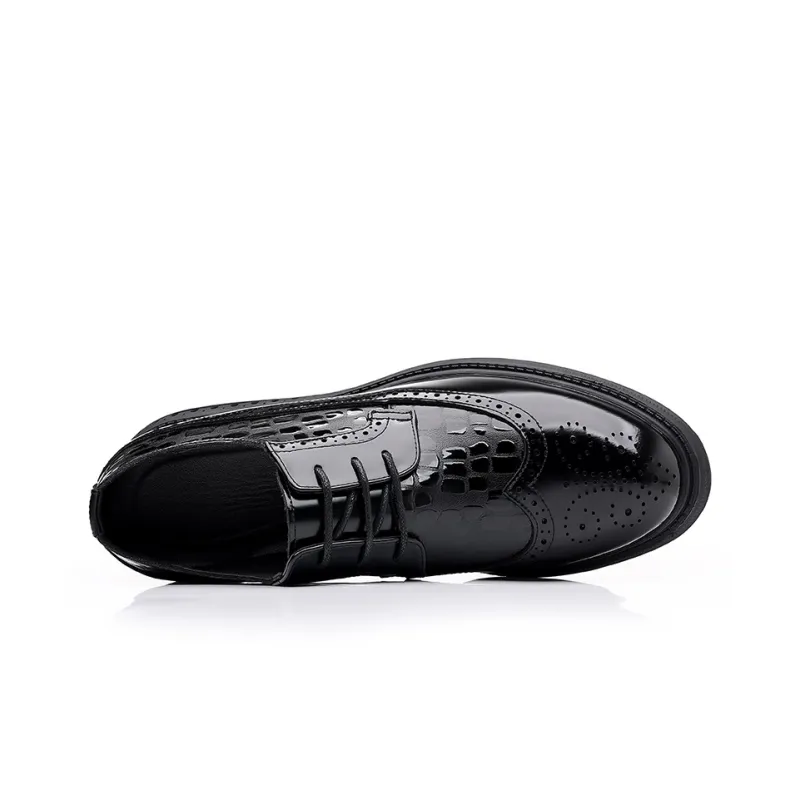 JIETEGONGYANG Casual Shoes Men's Black-4