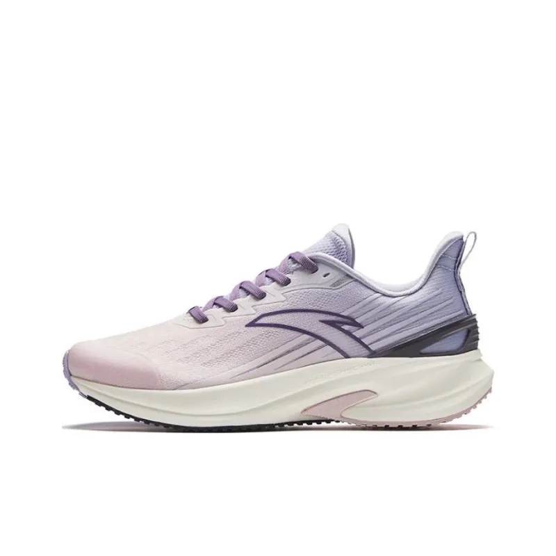 Anta Wear resistant And Lightweight Low Top Running Shoes Women's Purple Pink-0