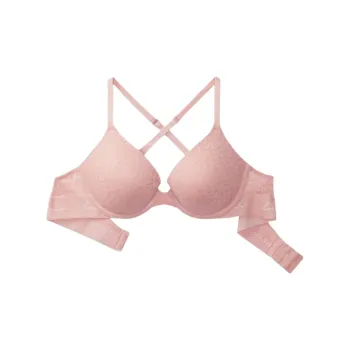 Victoria's Secret PINK 4831 Gathering Style WEAR EVERYWHERE PUSH-UP BRA Bra Women's Light Pink