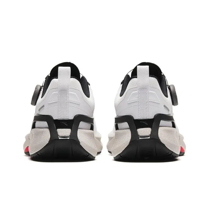 Anta Burning Training Pro Cushioned Wear Resistant Slip Resistant Low Top Running Shoes Men's White Black-2