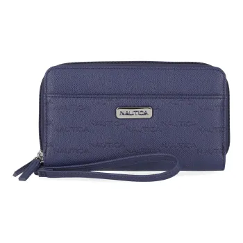 NAUTICA Polyvinyl Chloride Wristband Wallet Women's Dark Blue
