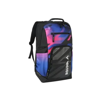 VICTOR Polyester Backpack Regular Unisex Black & Freedom Purple