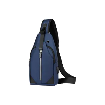 HACIN Oxford Shoulder Bag Crossbody Bag Regular Men's Blue/Black