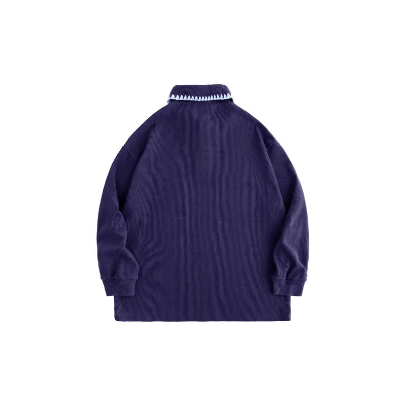BLUELANDINC Polo Shirt Women's Dark Purple-1