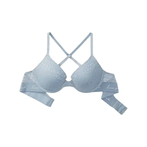 Victoria's Secret PINK 4831 Gathering Style WEAR EVERYWHERE PUSH-UP BRA Bra Women's Mist Blue