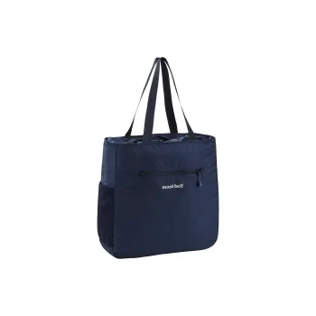 MONTBELL Nylon Tote Bag, Shopping Bag, Shoulder Bag, Handbag Medium Size Unisex Marine Blue