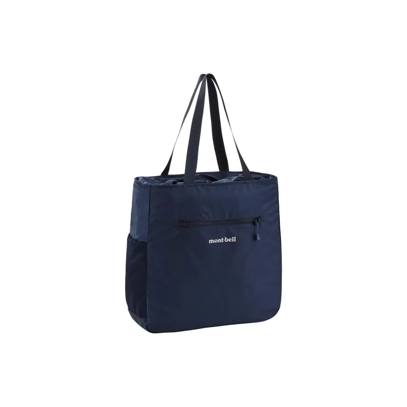 MONTBELL Nylon Tote Bag, Shopping Bag, Shoulder Bag, Handbag Medium Size Unisex Marine Blue-0