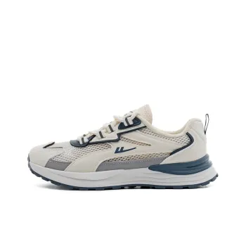 Warrior Warrior Anti Slip Wear Resistant Breathable Lightweight Low Top Running Shoes Unisex Beige Dusty Blue Gray
