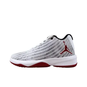 JORDAN B.Fly White/Gym Red/Black