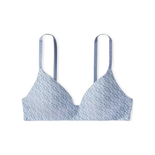 VICTORIA'S SECRET Bra Women's Blue Purple Logo Print