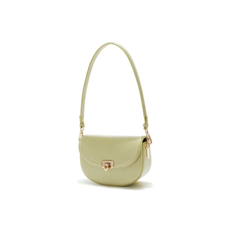 GXFMOD Cow Leather Saddle Bag, Crossbody Bag, Shoulder Bag Women's Multicolor-1