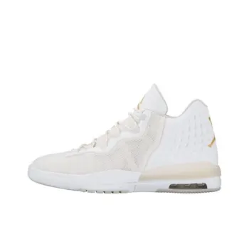 JORDAN Academy White Metallic Gold Coin