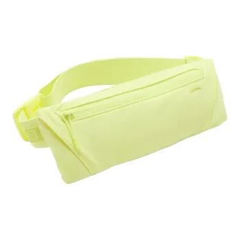 DECATHLON Polyester Polyurethane Crossbody Fanny Pack Unisex Light Yellow
