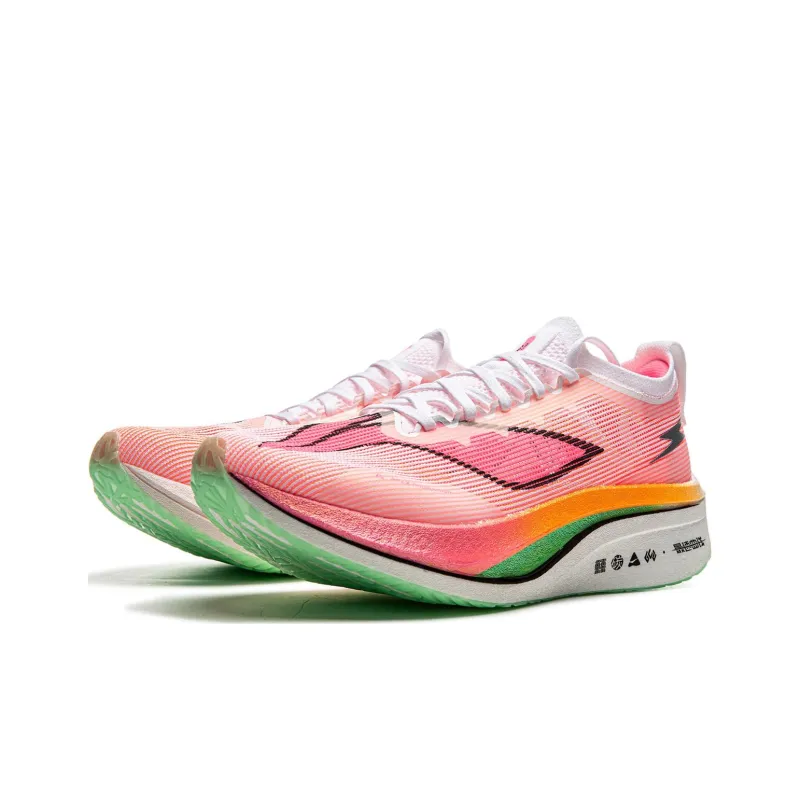 LiNing Feidian 4 Elite Cushioning Anti-Slip And Wear-Resistant Low-Top Running Shoes Unisex Pink-2