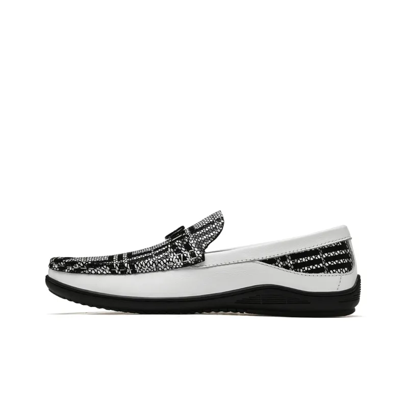 DILIKAN Loafers Men Black/White-0