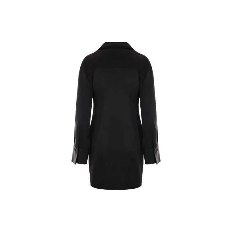 Blumarine Cowl neck Satin Mini Dress-1