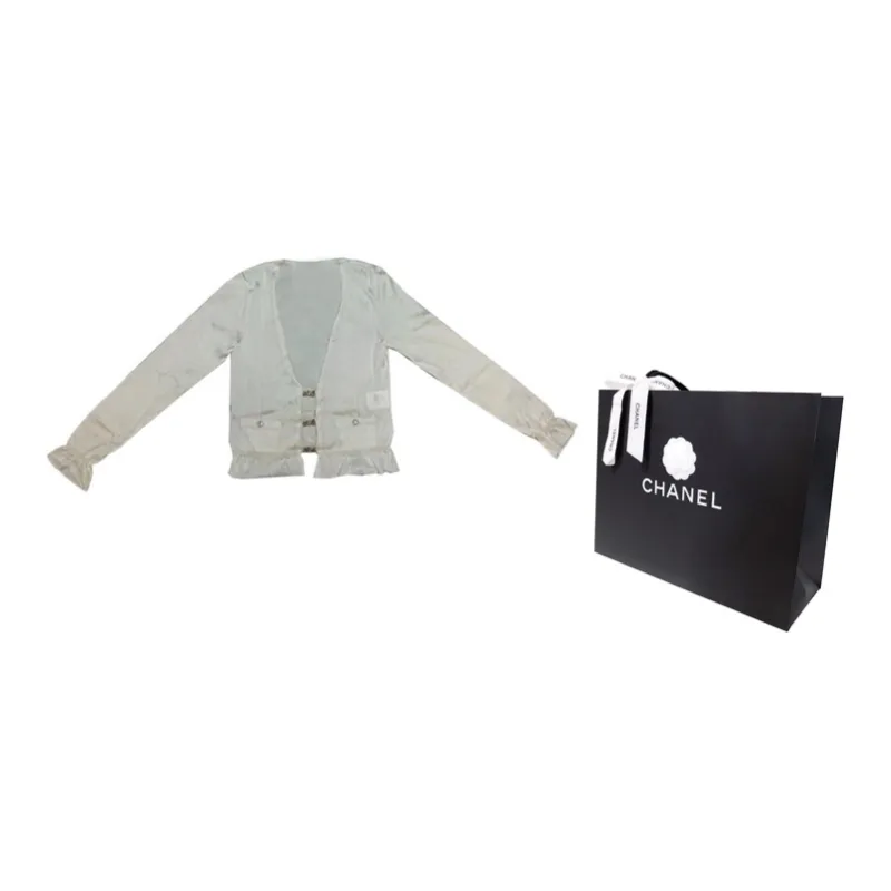 CHANEL SS23 Knitwear Women's Black-4