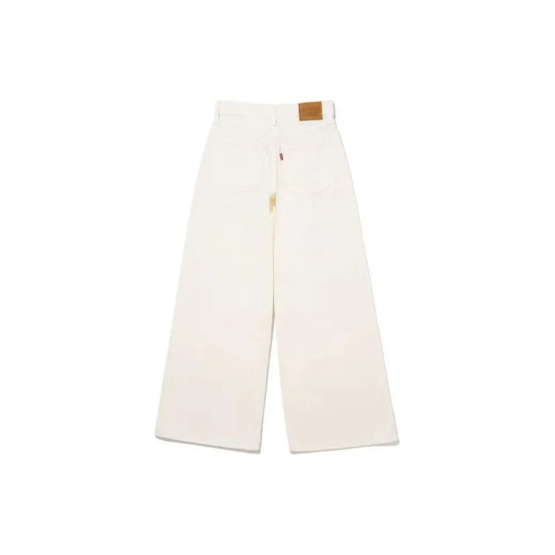 Levis Jeans Women's White-1