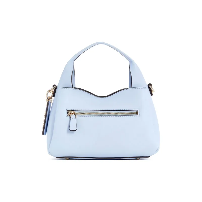 GUESS Iwona Artificial Leather Shoulder Bag Crossbody Bag Small Size Women's Blue-2