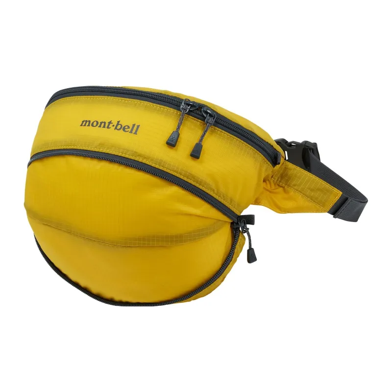 MONTBELL Nylon Fanny Pack Regular Unisex Mustard Yellow-1