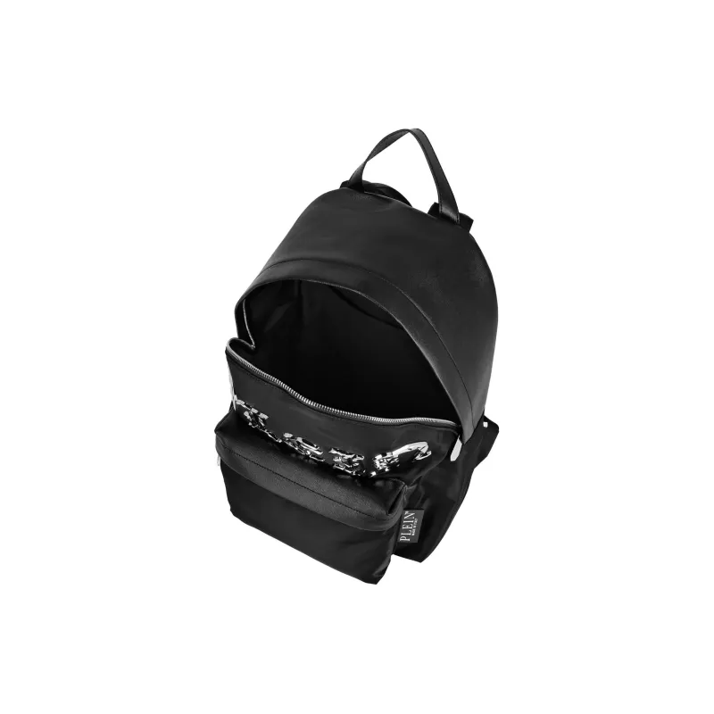 PHILIPP PLEIN Polyamide Backpack Men's Black-2