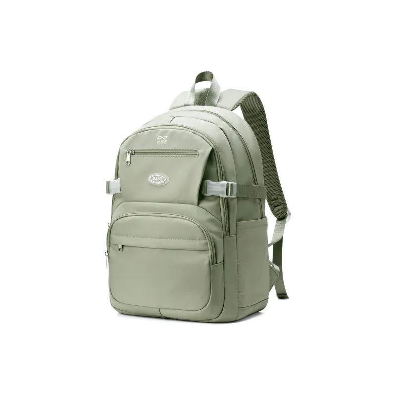QING QI ZHE Fabric Backpack Laptop Bag Backpack Regular Unisex Black/Ecru/Blue/Purple/Gray/Green-23