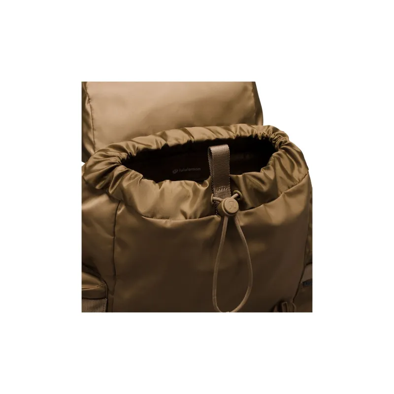 Lululemon Nylon Backpack Mini Unisex Brown-2
