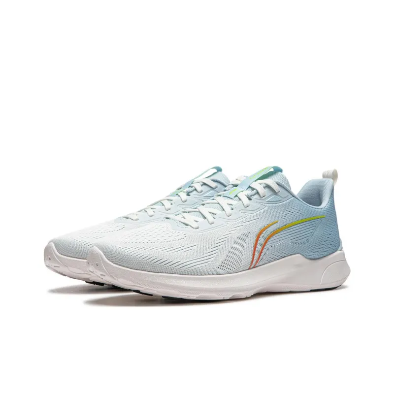 LiNing Qingyi Cushioned Anti Slip And Wear Resistant Lightweight Low Top Running Shoes Men's Blue-2